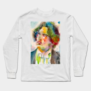 OSCAR WILDE watercolor portrait .34 Long Sleeve T-Shirt